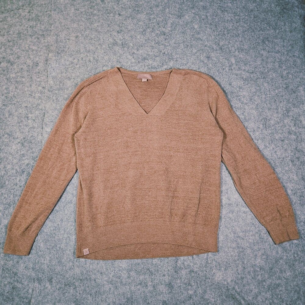 Barefoot Dreams Womens Heathered Pink CozyChic Ultralite Sweater Comfort Size M